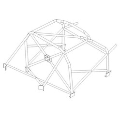 Arceau Multipoints Custom Cages à Souder pour Ford Ka - FIA