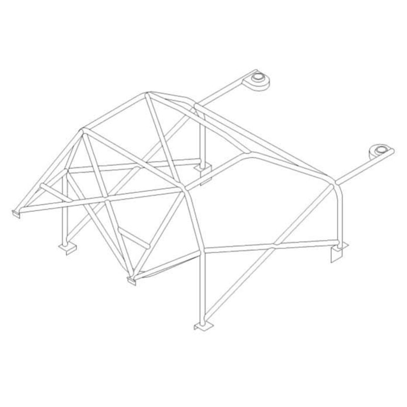 Arceau\u0020Multipoints\u0020Custom\u0020Cages\u0020\u00E0\u0020Souder\u0020pour\u0020Honda\u0020Civic\u0020EG6\u0020\u002D\u0020FIA\u0020\u0028T45\u0029