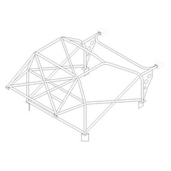 Arceau Multipoints Custom Cages à Souder pour Honda Integra Type R DC2 - FIA (T45)