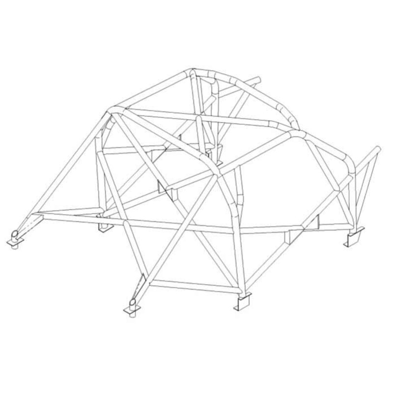Arceau\u0020Multipoints\u0020Custom\u0020Cages\u0020\u00E0\u0020Souder\u0020pour\u0020Peugeot\u0020207\u0020\u002D\u0020FIA