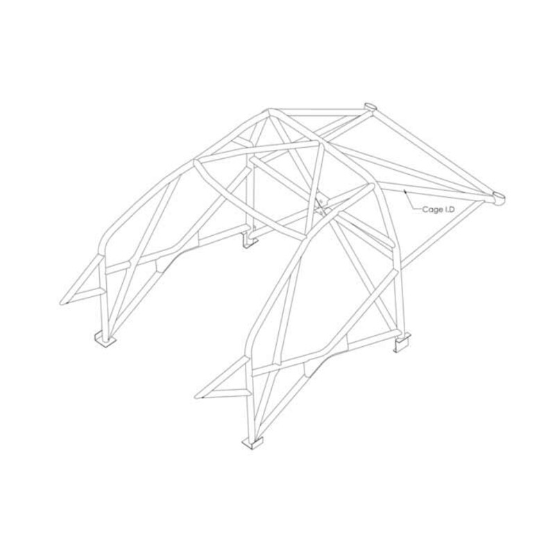 Arceau Multipoints Custom Cages à Souder pour Renault Clio 3 - FIA
