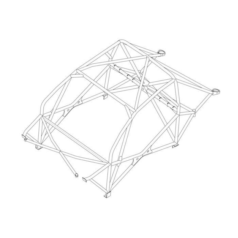 Arceau Multipoints Custom Cages à Souder pour Subaru Impreza VAB - FIA