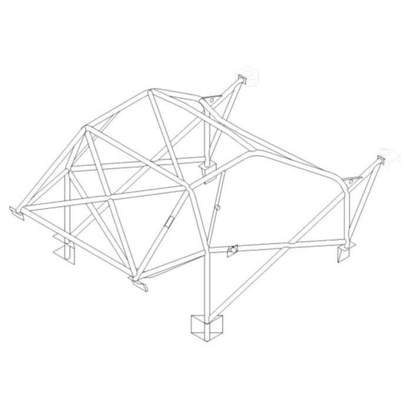 Arceau\u0020Multipoints\u0020Custom\u0020Cages\u0020\u00E0\u0020Souder\u0020pour\u0020Subaru\u0020Legacy\u0020BC\u0020\u002889\u002D93\u0029\u0020\u002D\u0020FIA