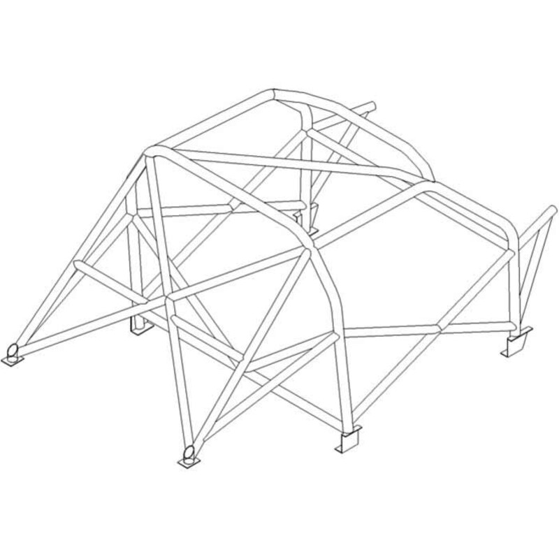 Arceau\u0020Multipoints\u0020Custom\u0020Cages\u0020\u00E0\u0020Souder\u0020pour\u0020Volkswagen\u0020Golf\u00204\u0020R32\u0020\u002D\u0020FIA