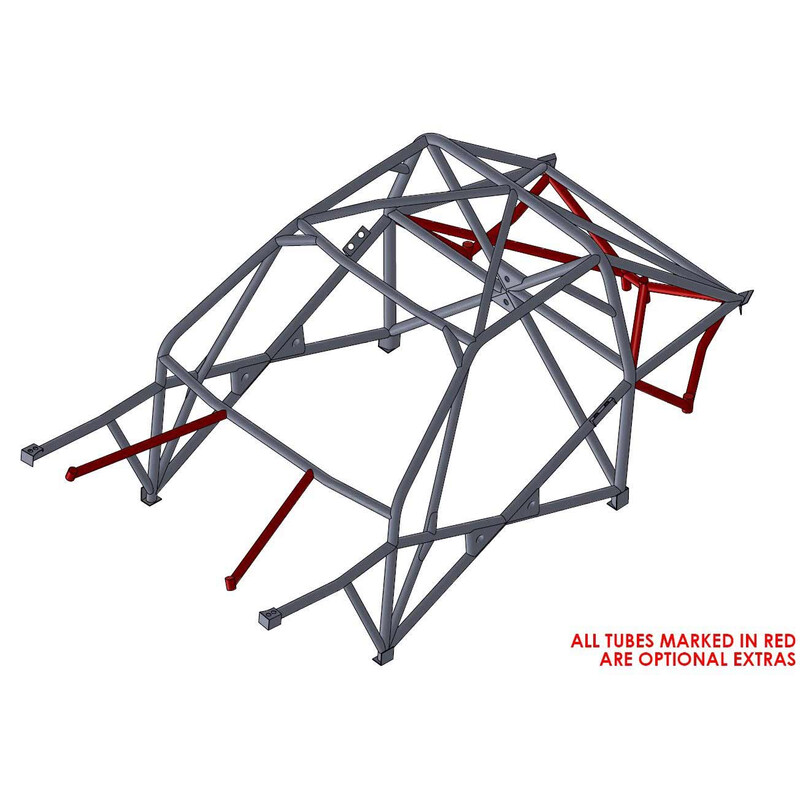 Arceau Multipoints Custom Cages à Souder pour BMW E36 Compact - FIA