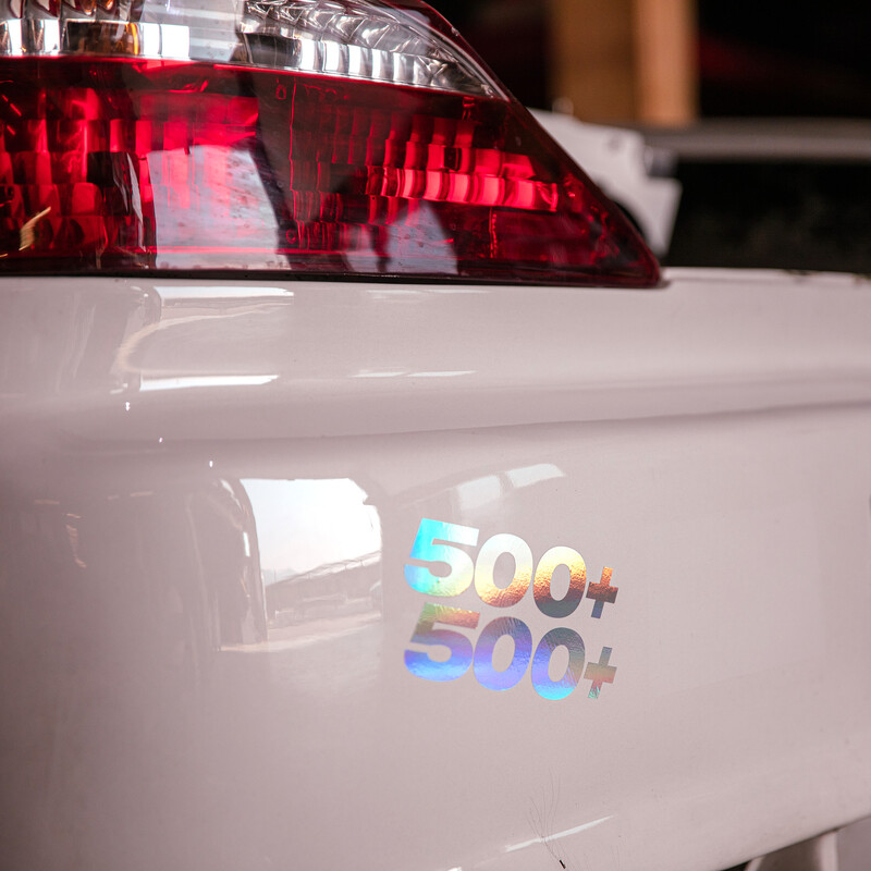 Sticker 500+