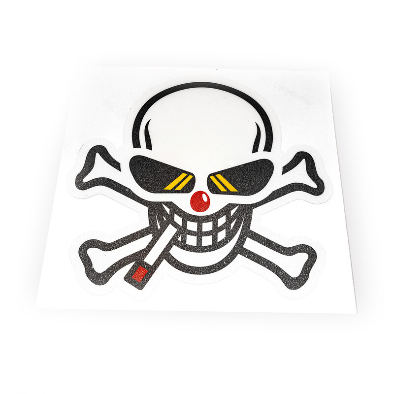 Sticker Origin Labo Tête de Mort (25 cm)
