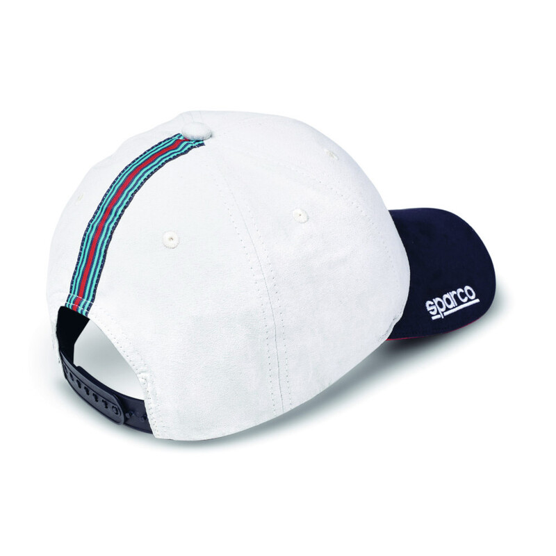 Casquette\u0020Sparco\u0020Martini\u0020Racing\u0020Logo,\u0020Blanche