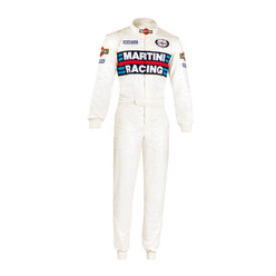 Combinaison Sparco R567 Martini Racing Replica Blanche (FIA 8856-2018)