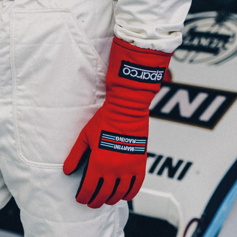 Gants Sparco Land Martini Racing Rouges (FIA)