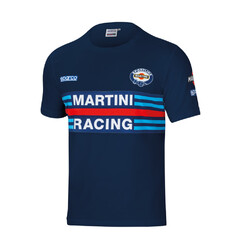 T-Shirt Sparco Martini Racing Replica Bleu