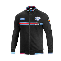 Sweat Zippé Sparco Martini Racing Noir