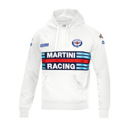 Sweat à Capuche Sparco Martini Racing Replica Blanc