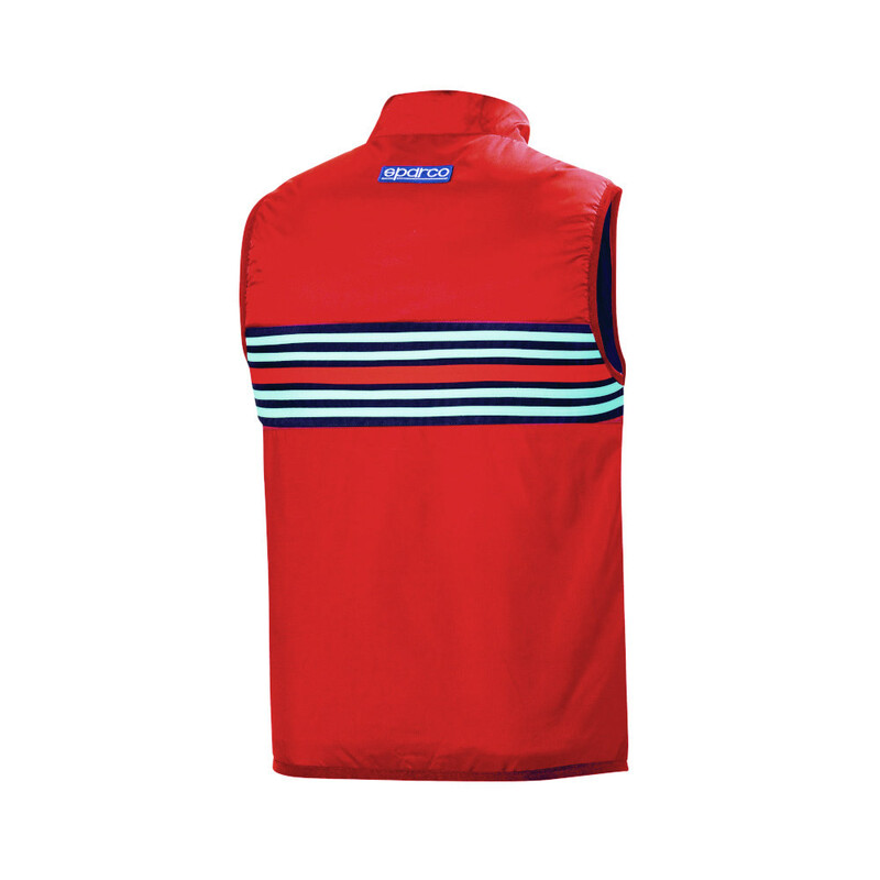 Gilet Coupe-Vent Sparco Martini Racing Replica Rouge