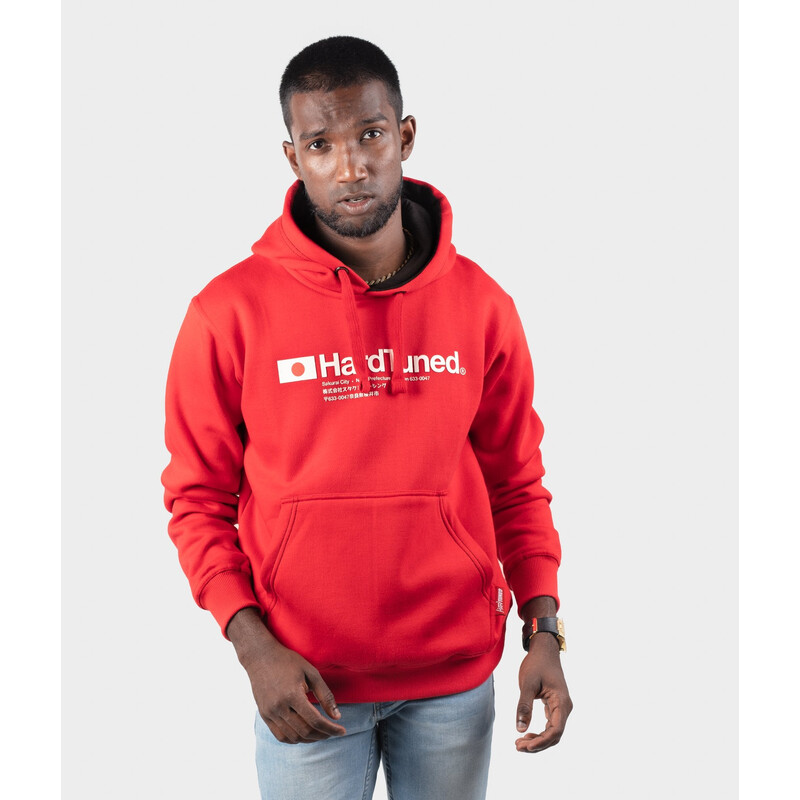 Sweat\u0020\u00E0\u0020Capuche\u0020HardTuned\u0020Essential\u0020Rouge
