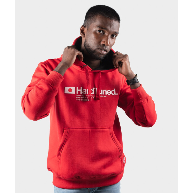 Sweat\u0020\u00E0\u0020Capuche\u0020HardTuned\u0020Essential\u0020Rouge