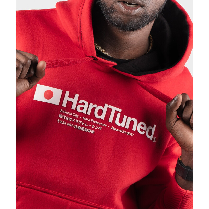 Sweat\u0020\u00E0\u0020Capuche\u0020HardTuned\u0020Essential\u0020Rouge