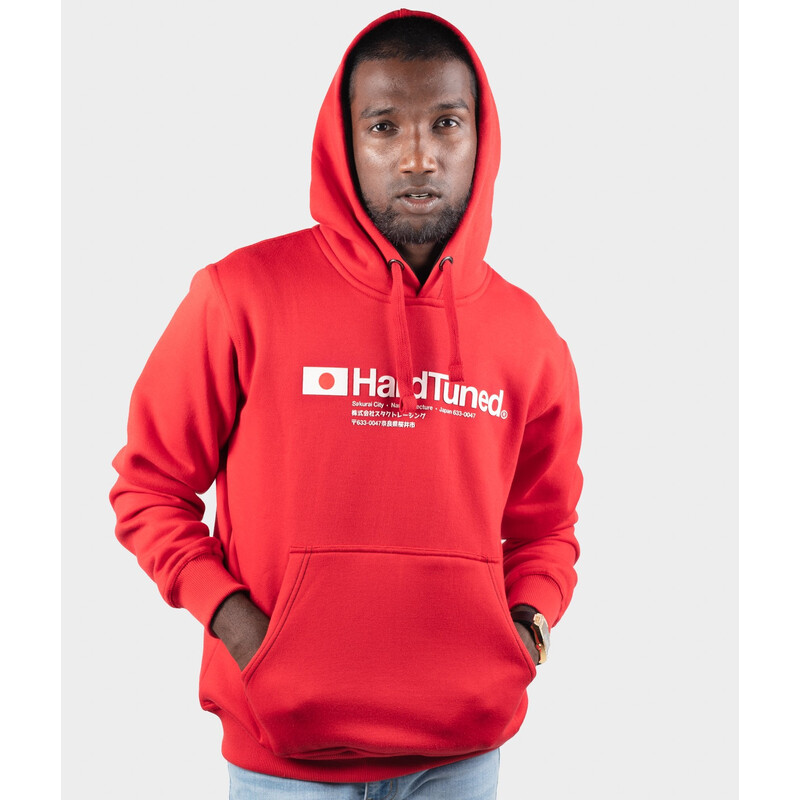 Sweat\u0020\u00E0\u0020Capuche\u0020HardTuned\u0020Essential\u0020Rouge