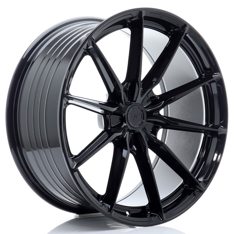 Japan Racing JR-37 Extreme Concave 21x10" (5 trous - sur mesure) ET10-41, Noir / Brillant