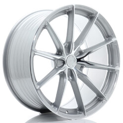 Japan Racing JR-37 Extreme Concave 21x11" (5 trous - sur mesure) ET11-55, Gris Argenté / Poli