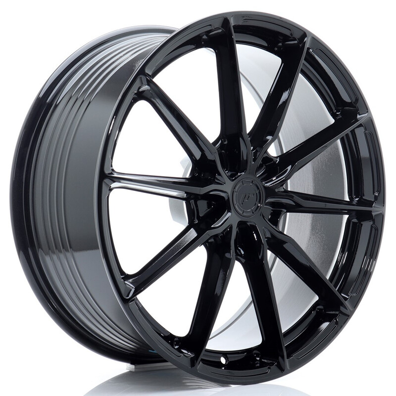 Japan Racing JR-37 Extreme Concave 21x9.5" (5 trous - sur mesure) ET10-58, Noir / Brillant