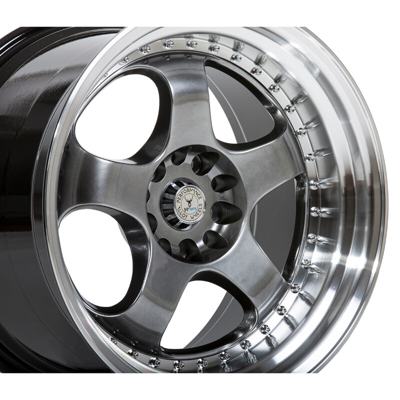 59°North D-002 18x10.5" 5x100/108 ET15, Hyper Black