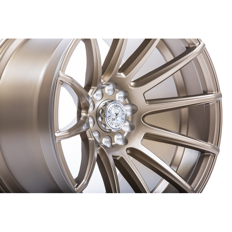59°North D-005 17x9.5" 5x114.3/120 ET15, Bronze
