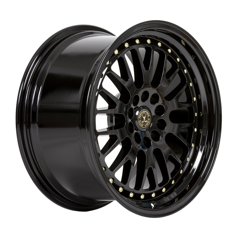 59°North D-003 18x9.5" 5x114.3/120 ET20, Noir / Brillant