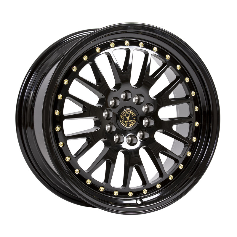 59°North D-003 18x8.5" 5x114.3/120 ET35, Noir / Brillant