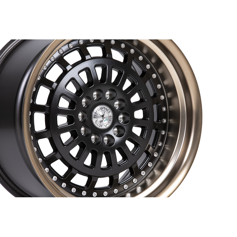 59°North D-007 18x9.5" 5x114.3/120 ET20, Noir Mat