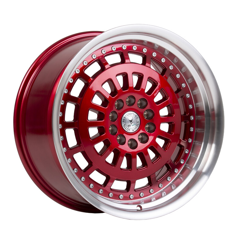 59°North D-007 19x9.5" 5x114.3/120 ET25, Rouge