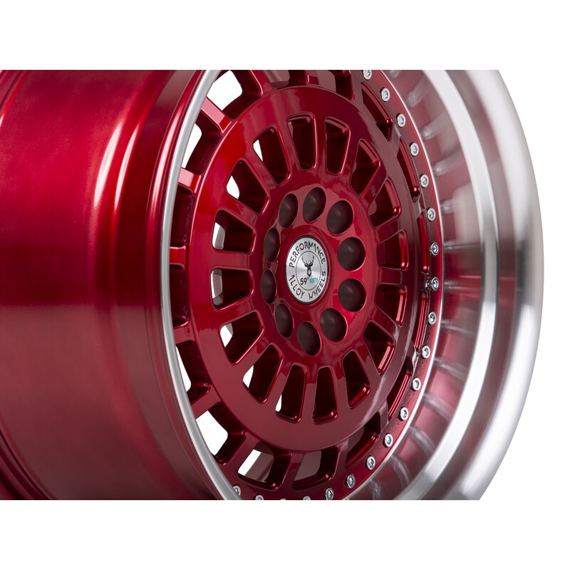59°North D-007 19x9.5" 5x114.3/120 ET25, Rouge