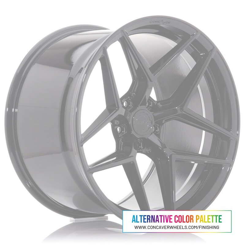 Concaver CVR2 20x10" (5 trous - sur mesure) ET20-48, Couleur Personnalisée