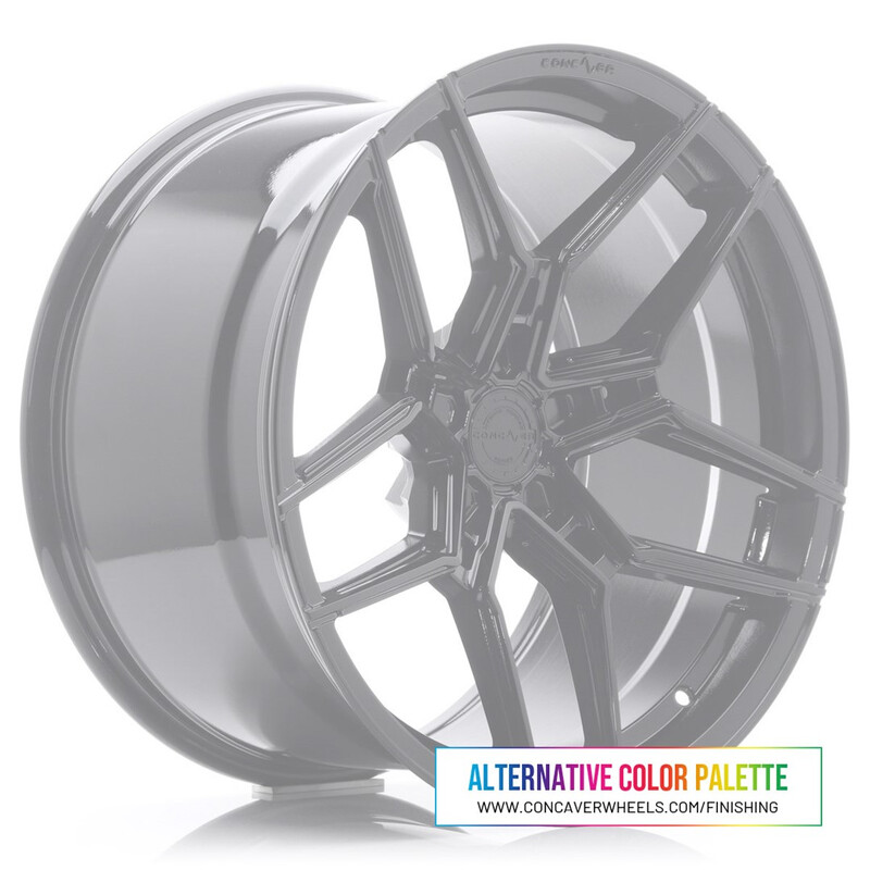 Concaver CVR5 20x9.5" (5 trous - sur mesure) ET22-40, Couleur Personnalisée