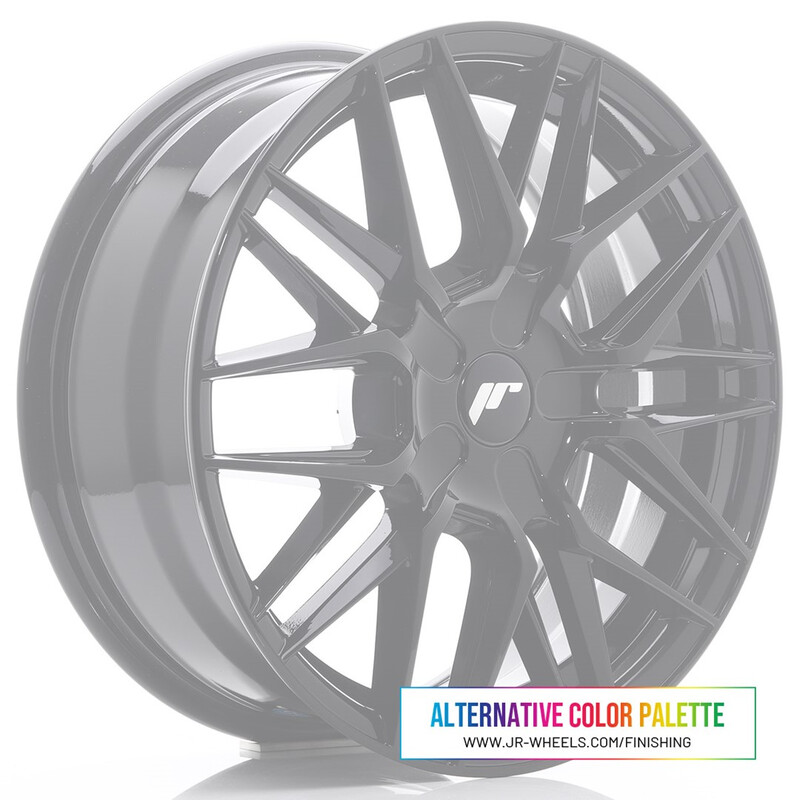 Japan Racing JR-28 17x7" (4 & 5 trous - sur mesure) ET20-45, Couleur Personnalisée