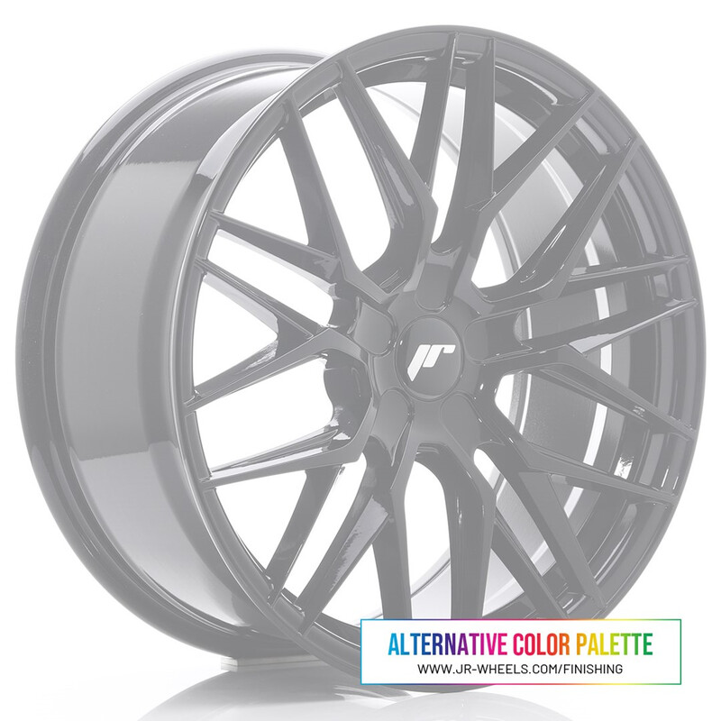 Japan Racing JR-28 19x8.5" (5 trous - sur mesure) ET20-40, Couleur Personnalisée