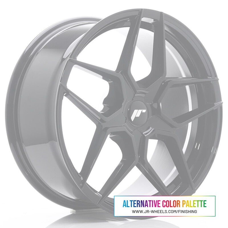 Japan Racing JR-34 19x8.5" (5 trous - sur mesure) ET20-40, Couleur Personnalisée
