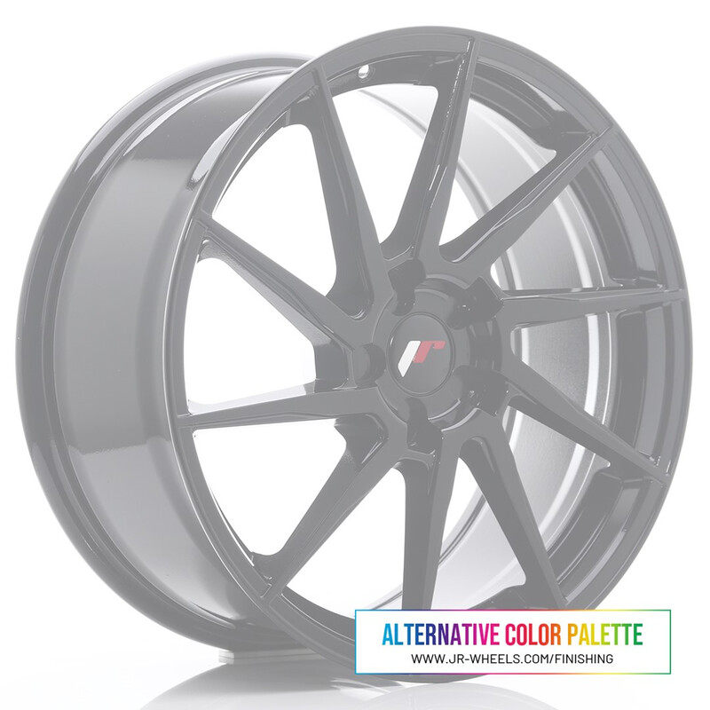 Japan Racing JR-36 19x8.5" (5 trous - sur mesure) ET20-50, Couleur Personnalisée