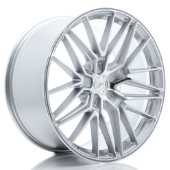 Japan Racing JR-38 21x10.5" (5 trous - sur mesure) ET10-46, Gris Argenté / Poli