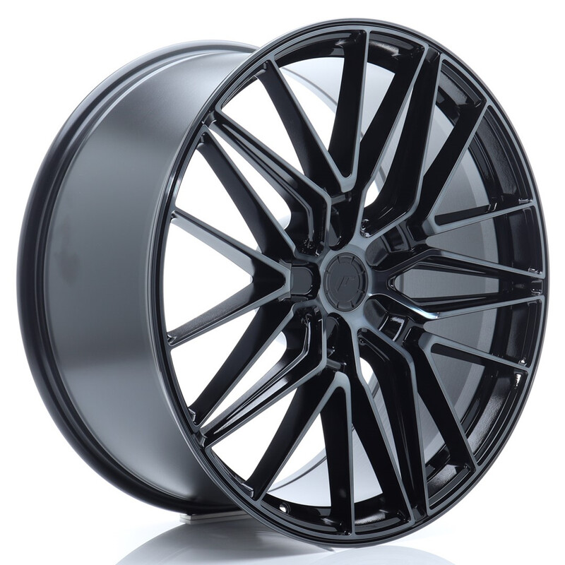Japan Racing JR-38 22x9" (5 trous - sur mesure) ET10-45, Noir Mat & Brillant