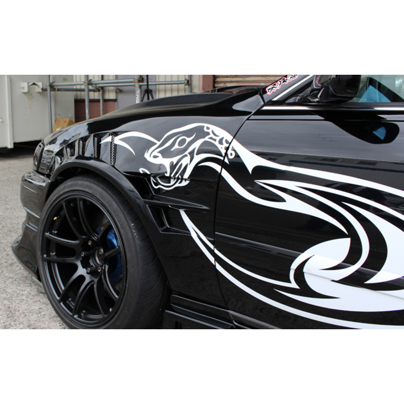 Ailes Avant Origin Labo +55mm "Shark" pour Toyota Chaser JZX100