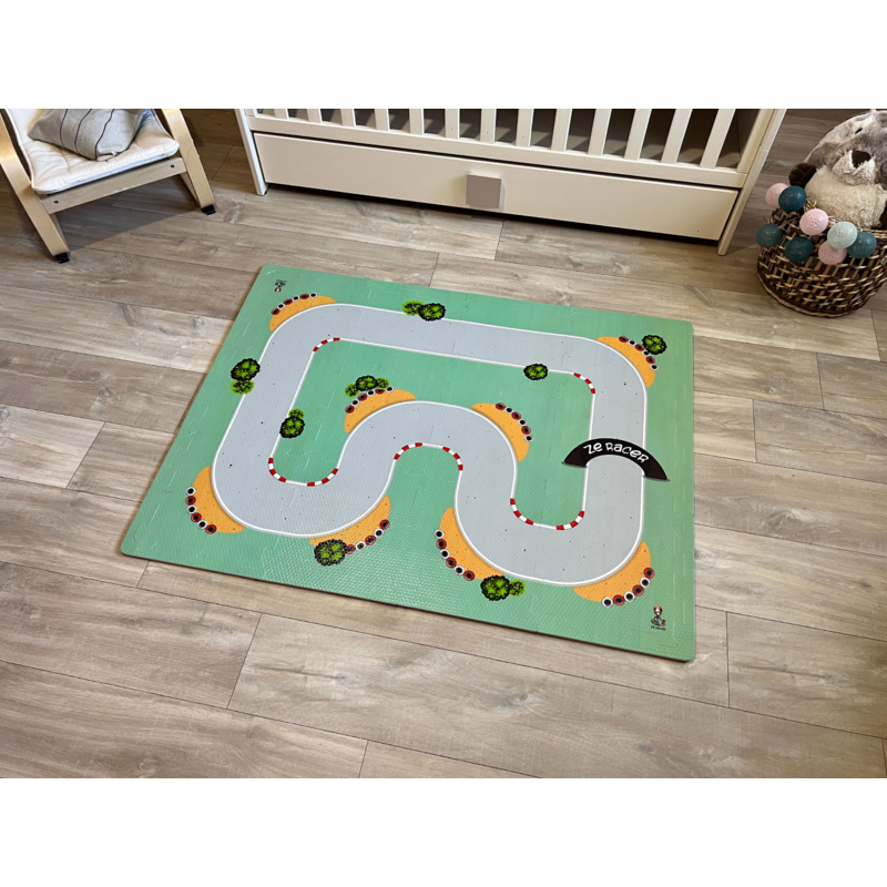 Tapis de Jeu pour Enfants Circuit Automobile Ze Racer