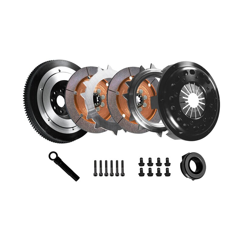Kit Embrayage Bidisque Renforcé DKM MRX Stage 3.5 + Volant Moteur pour BMW 328i E36 (96-98)
