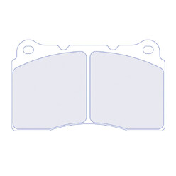 Plaquettes de Freins Avant CL Brakes RC5+ pour Subaru Impreza WRX STI Gr.N GH / GR / GV