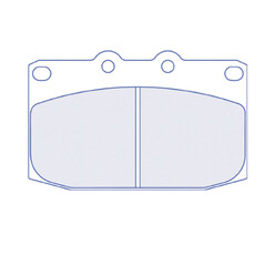 Plaquettes de Freins Avant CL Brakes RC5+ pour Mazda RX-7 FC