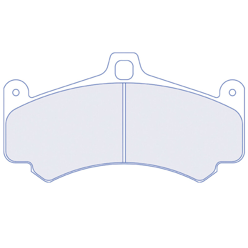 Plaquettes de Freins Avant CL Brakes RC8-R pour Porsche 997 GT3 Cup 3.8L