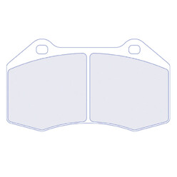 Plaquettes de Freins Avant CL Brakes RC6 pour Renault Megane II RS