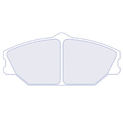 Plaquettes de Freins Avant CL Brakes RC8-R pour Renault Megane I 2.0L