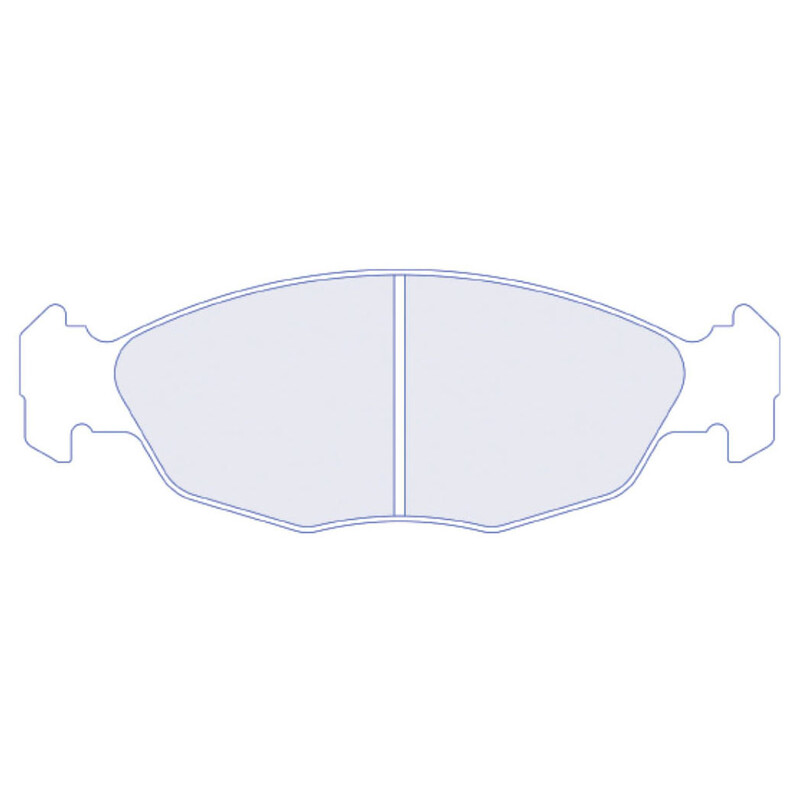 Plaquettes de Freins Avant CL Brakes RC6 pour Peugeot 106 S16
