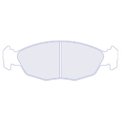 Plaquettes de Freins Avant CL Brakes RC6 pour Citroën Saxo VTS